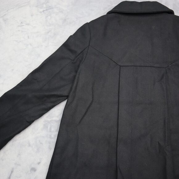 Ambiance Apparel Jacket Womens L Black Long Sleeve Button Down Collared Pockets - Picture 16 of 16